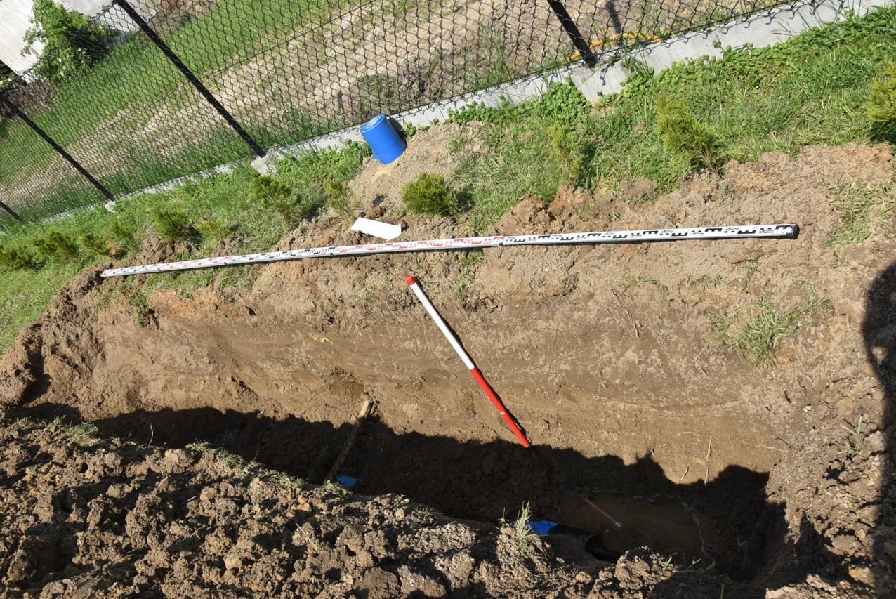 Nadzór archeologiczny podczas budowy odcinka sieci gazowej w miejscowości Ropczyce-Witkowice